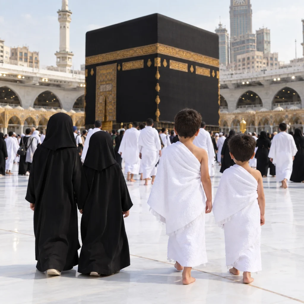 El HAJJ y la UMRAH para los niños menores de edad