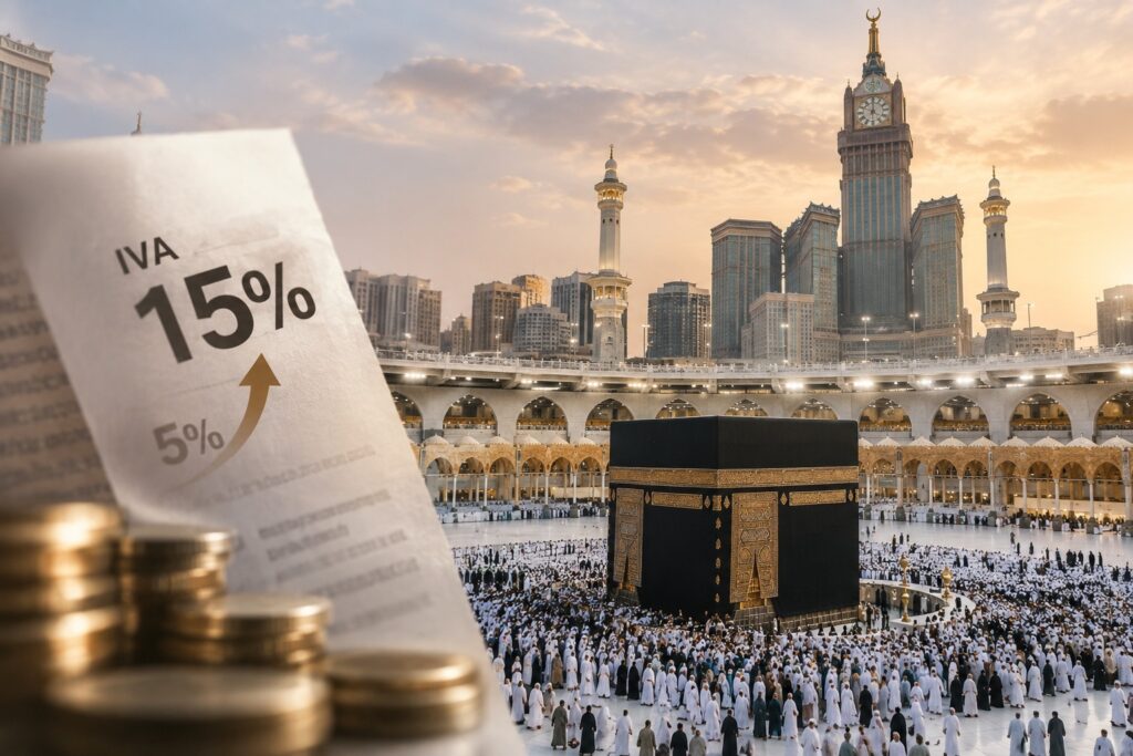 Hajj y Umrah: Nuevo IVA = Nuevo aumento de precios