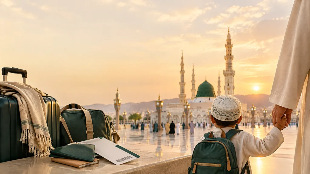 Umrah desde España con niños